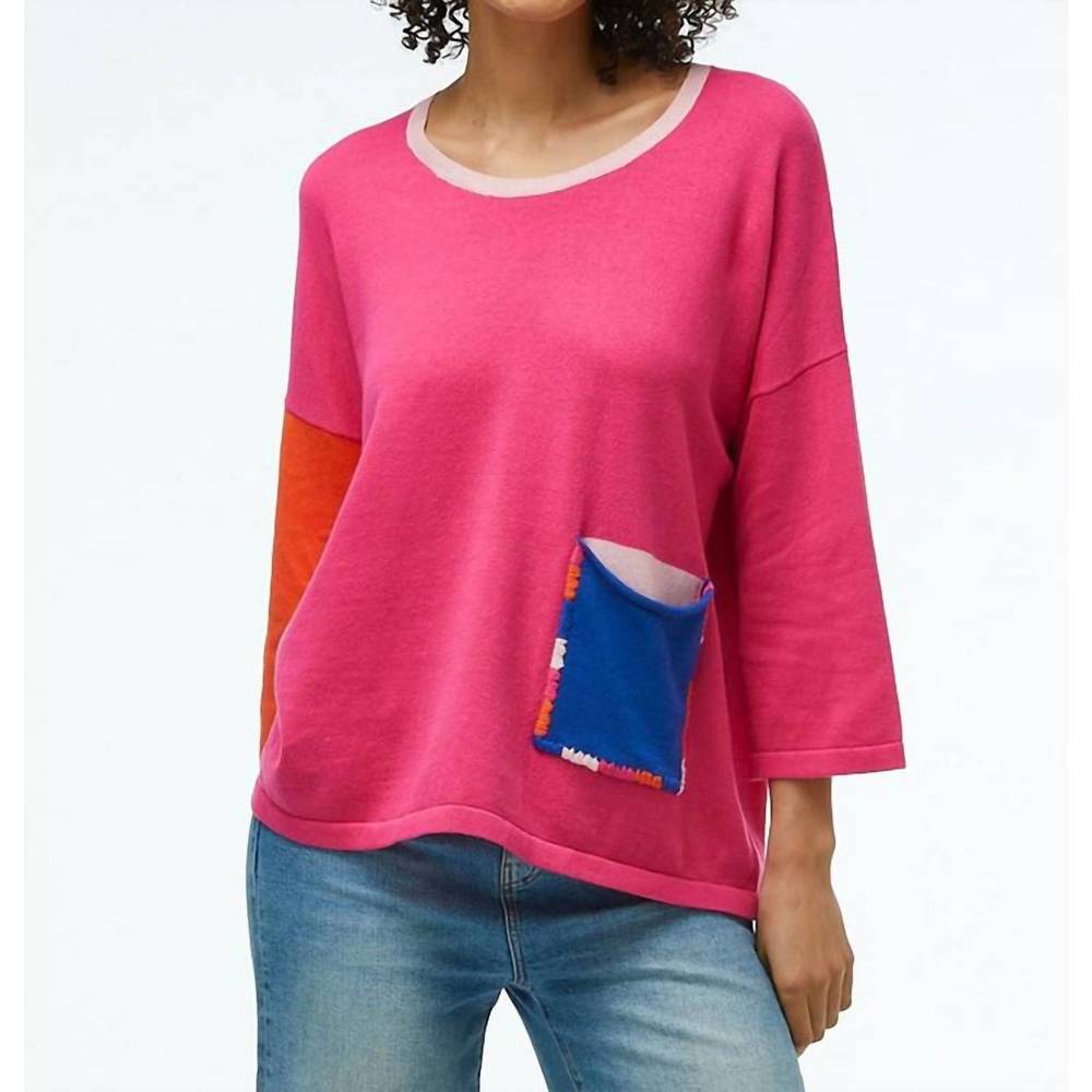 Colorful Women's Crew Neck Sweater